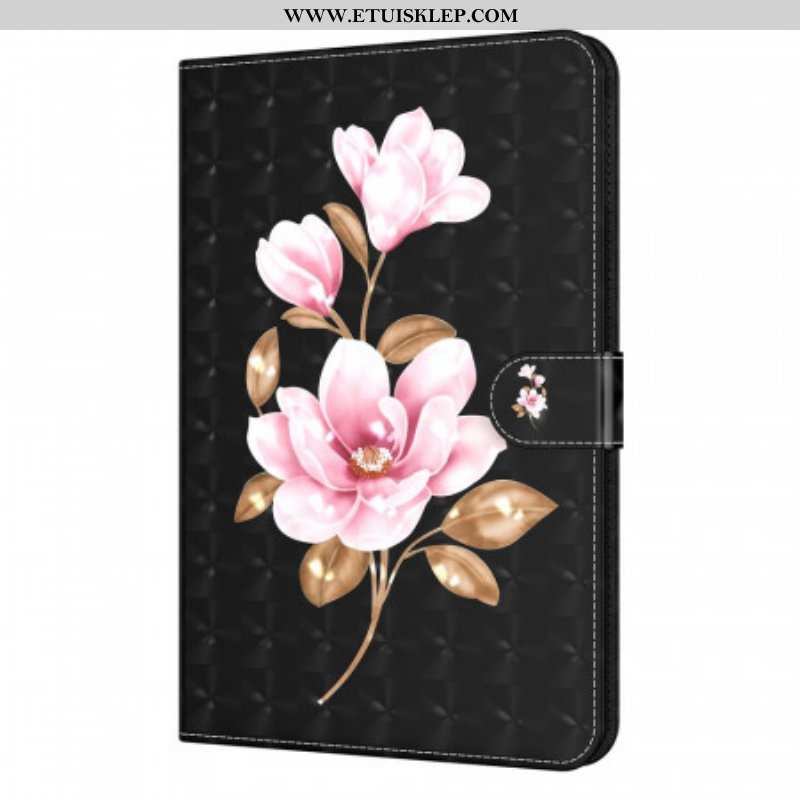Obudowa Etui Na Telefon do Samsung Galaxy Tab A8 (2021) Kwiaty Drzewa Ze Sztucznej Skóry